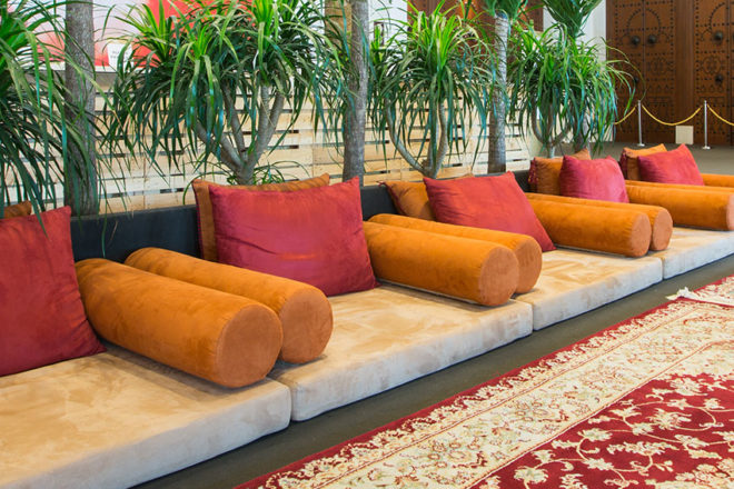 Furniture Rental - 51-ASDVF-Sofa-Armchair-VIP-Arabic-Seat-Orange-Red-Beige-b