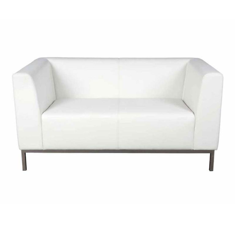 Smoothly cash Blossom VIP Sofa 2 Seater White - Electra Exhibitions