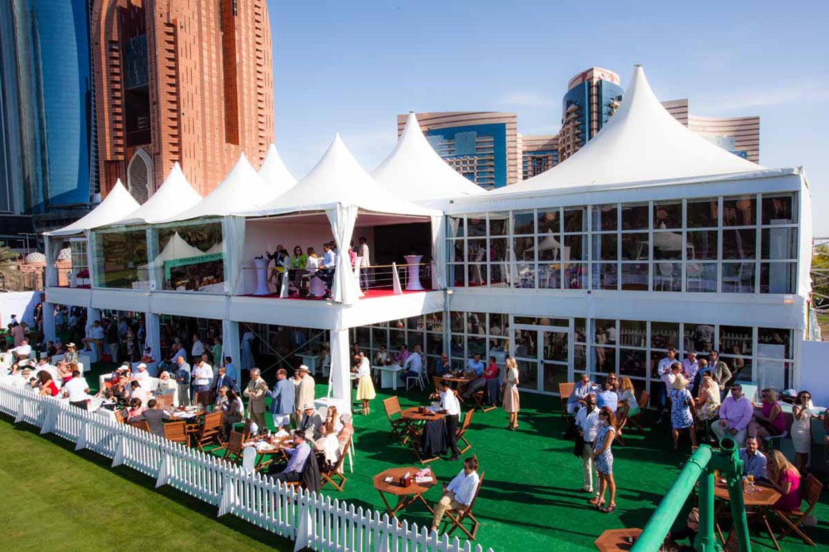 Tennis Emirates Palace Marquee Structure| Event Rentals Dubai | Electra