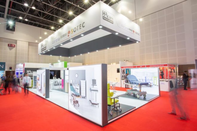 Hacare Exhibition Stand at Arabhealth 2019