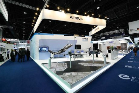 Airbus Exhibition Stand at IDEX 2019