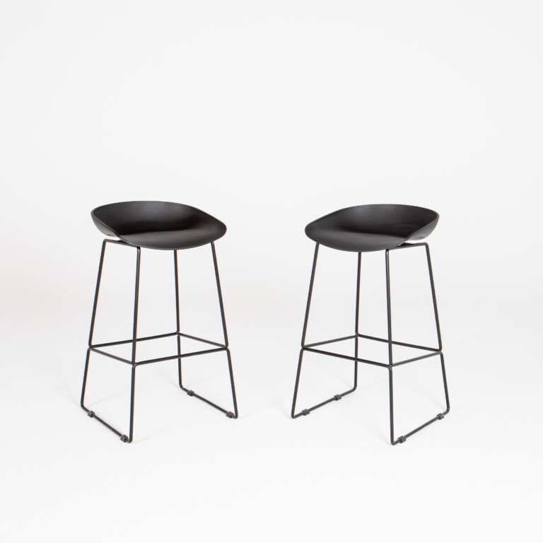 Contemporary bar stool black- Electra Solutions