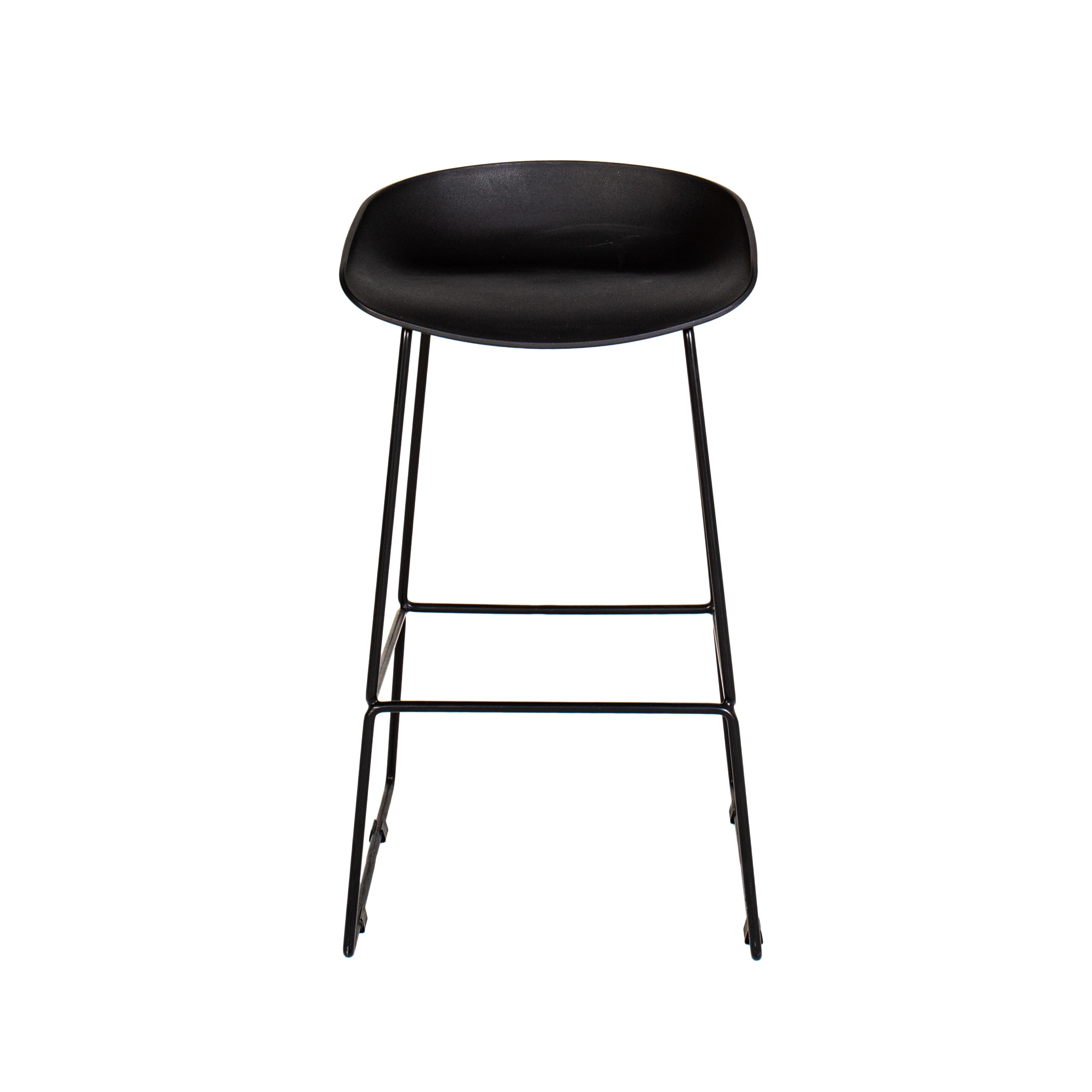 Contemporary Bar stool black- Electra furniture rental
