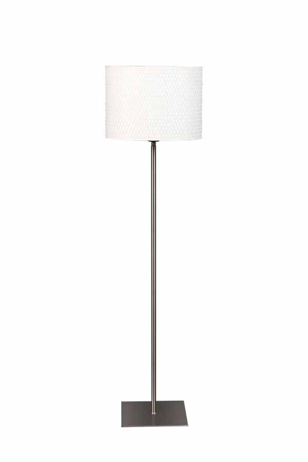White Oblong Standing Lamp