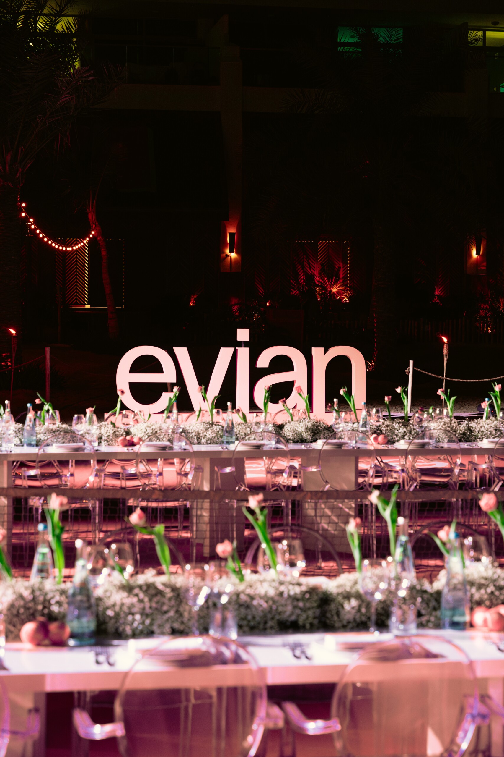 Evian at Tagomago, Dubai 2025