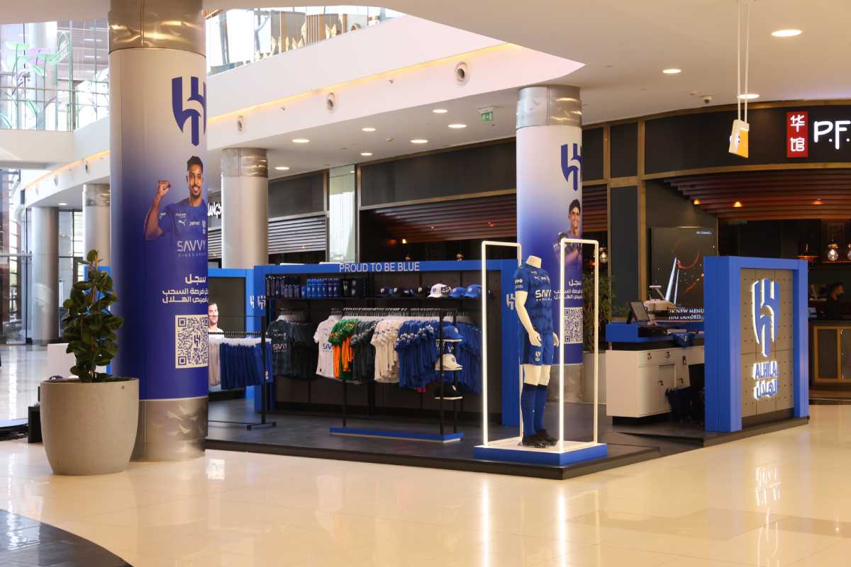 Al Hilal Pop-Up Store Entrance
