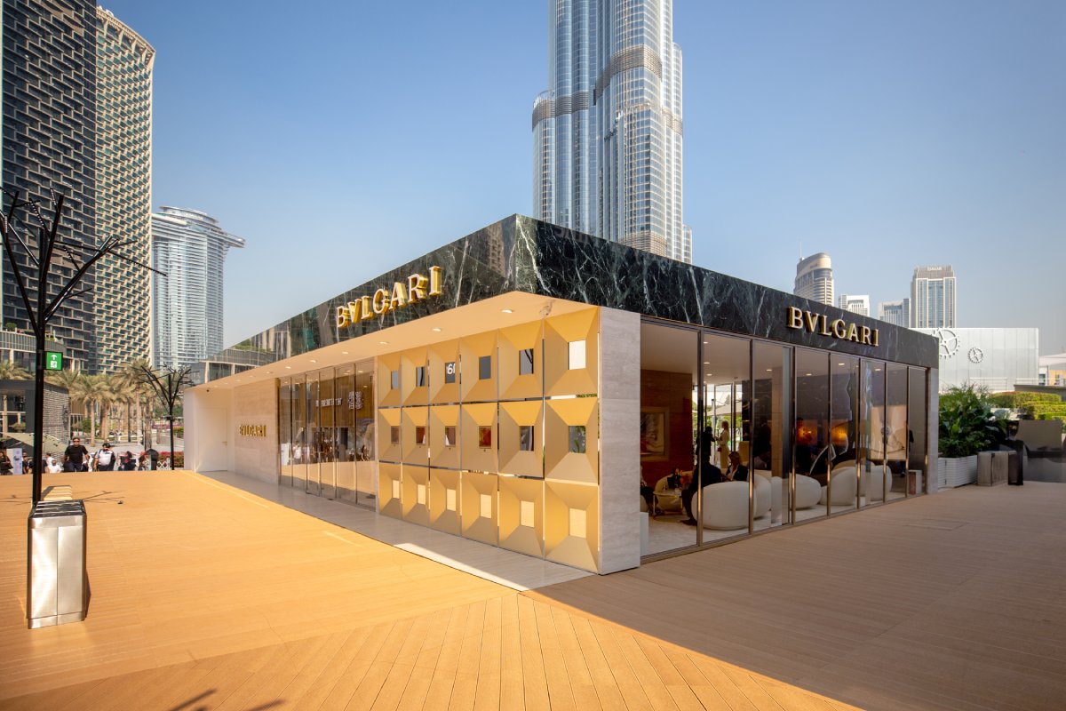 BVLGARI pavilion at Dubai Watch Week 2025