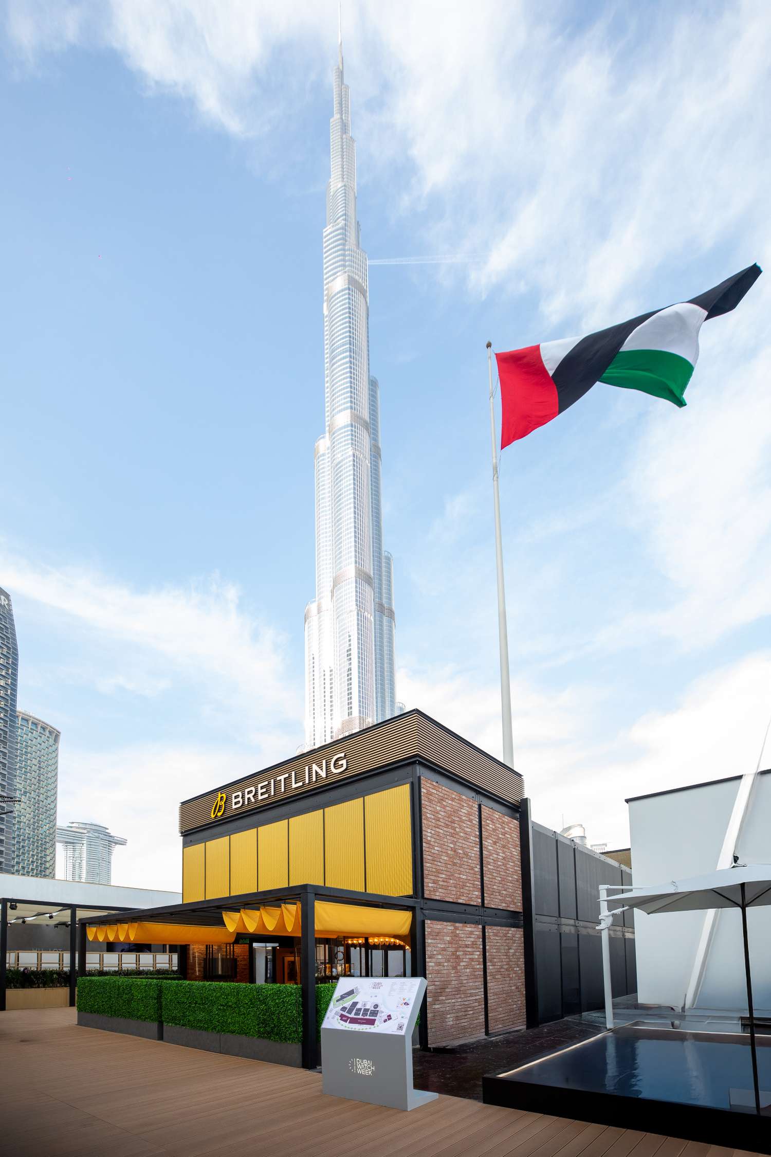 Breitling booth at Dubai Watch Week 2025