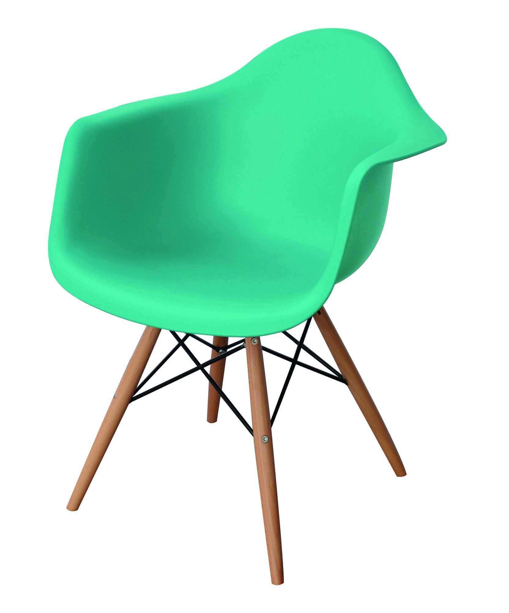 CHARLES ARMCHAIR MATTE - BLUE TEAL