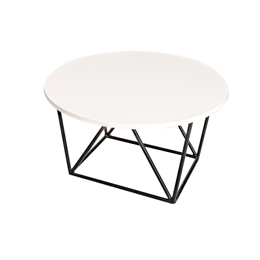 Wire Coffee Table - White