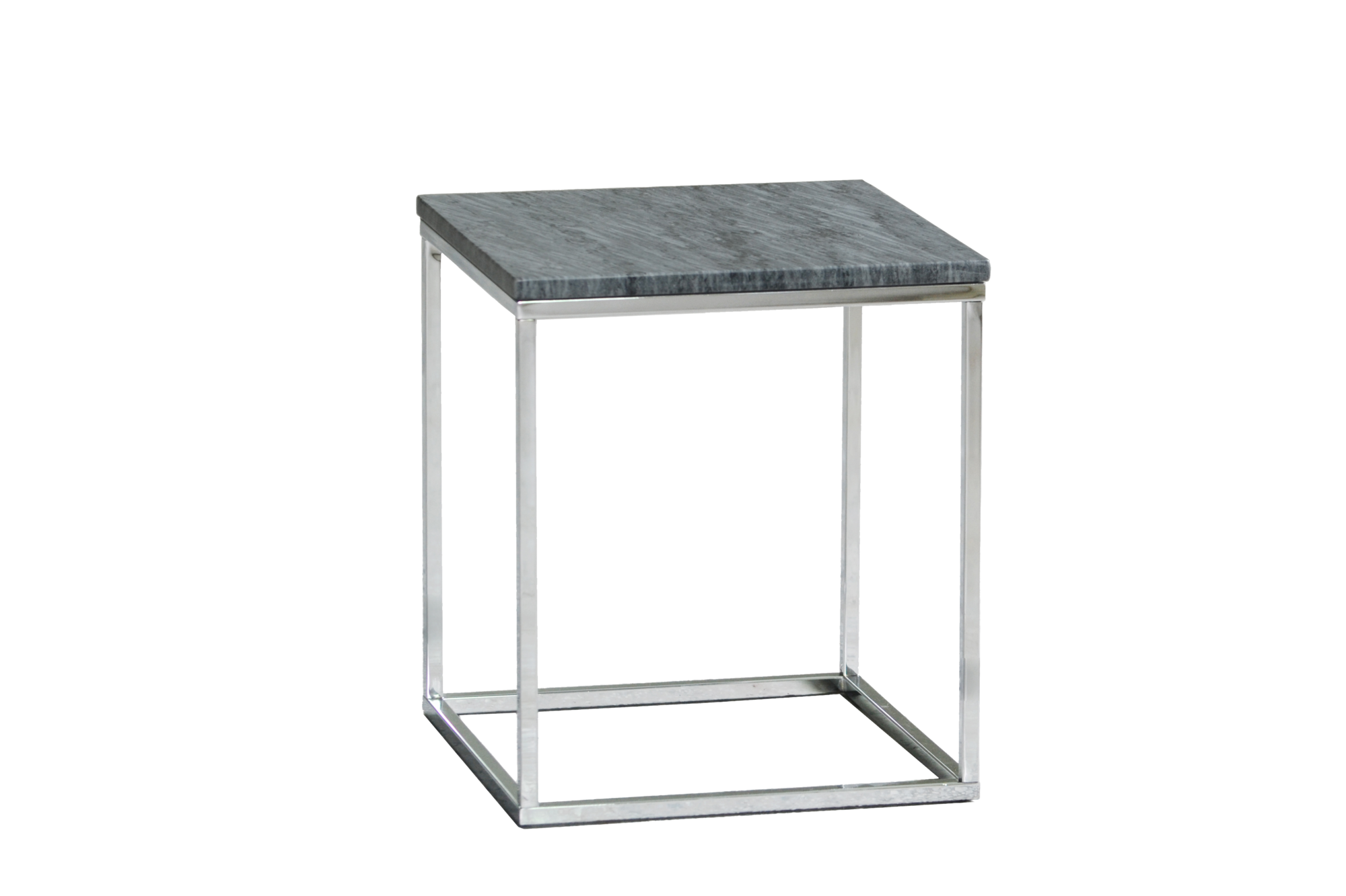 William Coffee Table - Chrome/Black