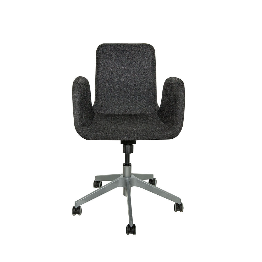 OFFICE CHAIR WITH WHEELS - GREY
