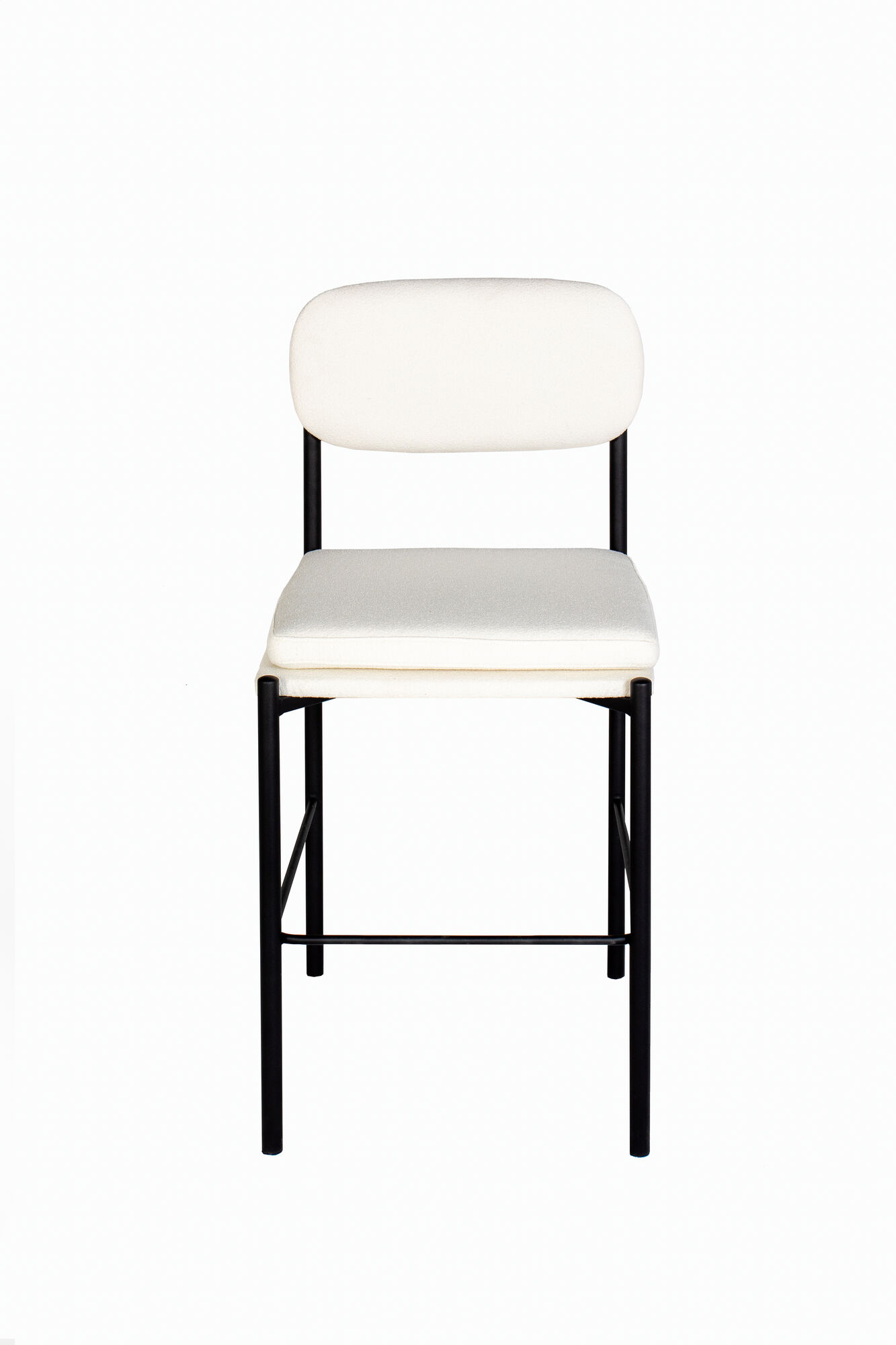JEDDAH BAR STOOL - BLACK/WHITE