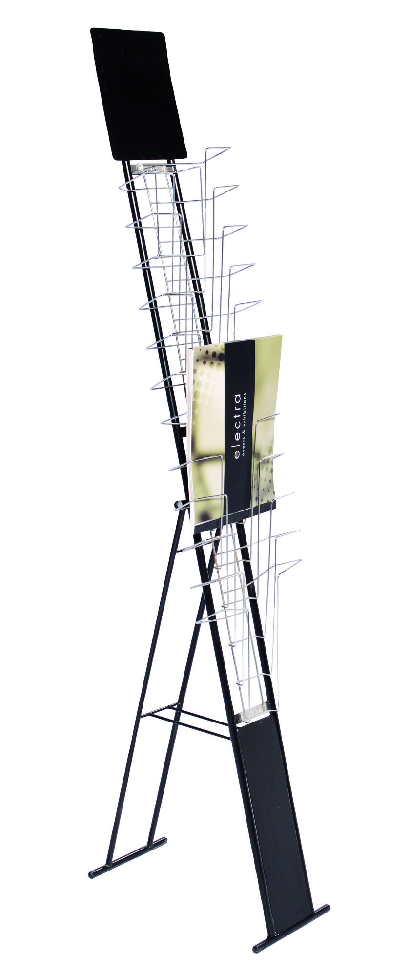 BROCHURE STAND 12P - BLACK