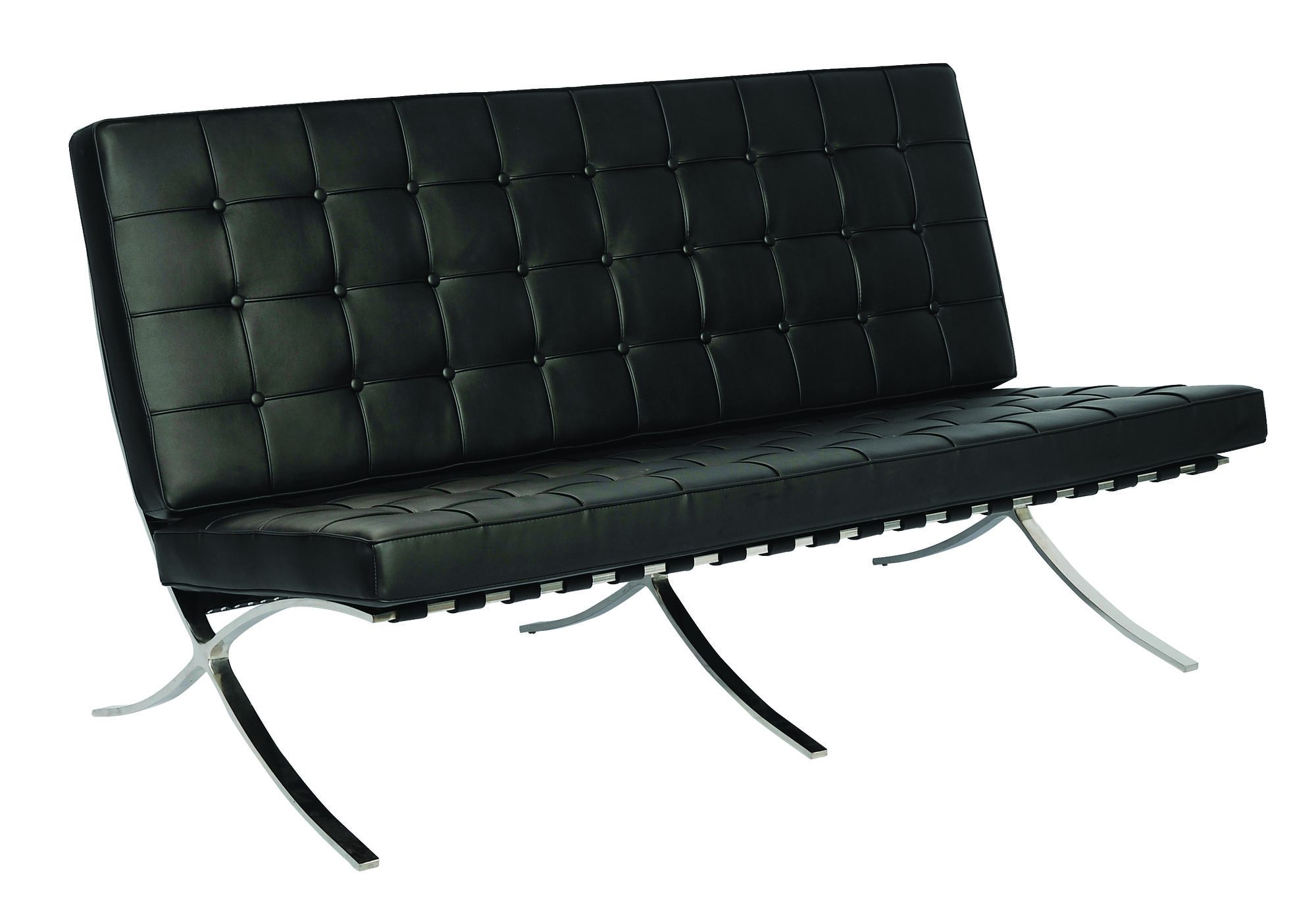 GAUDI 2-SEATER SOFA - BLACK