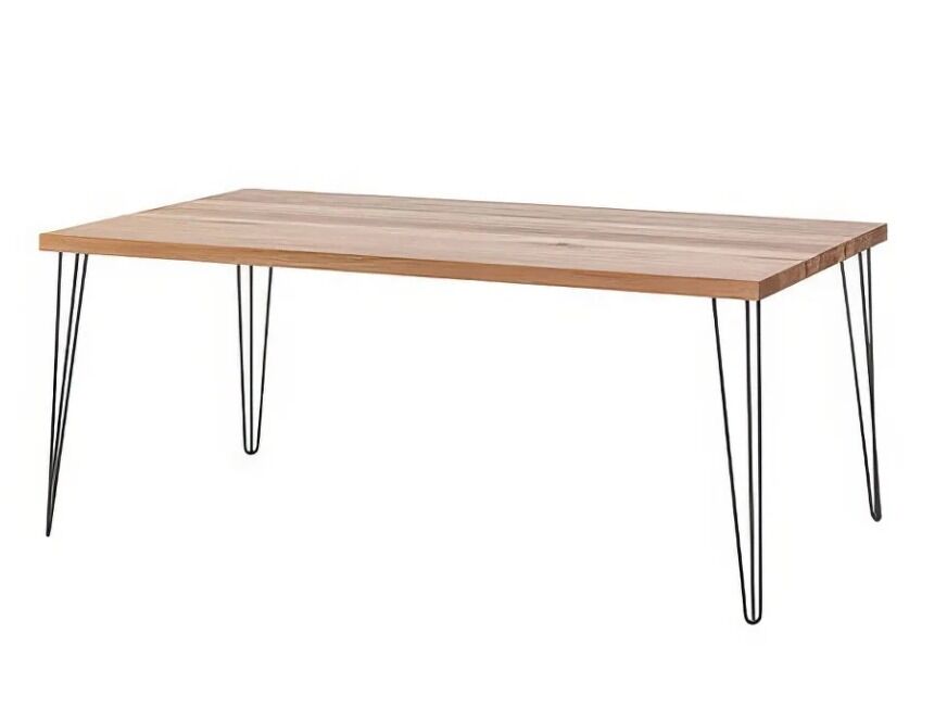 SAHARA WOOD TABLE - GOLD