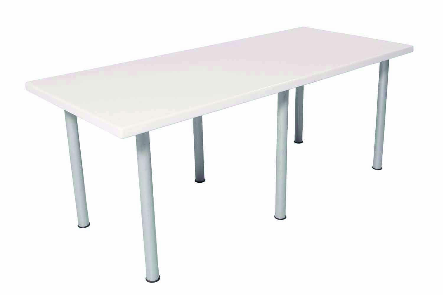 RECTANGULAR TABLE - WHITE (180x80CM)