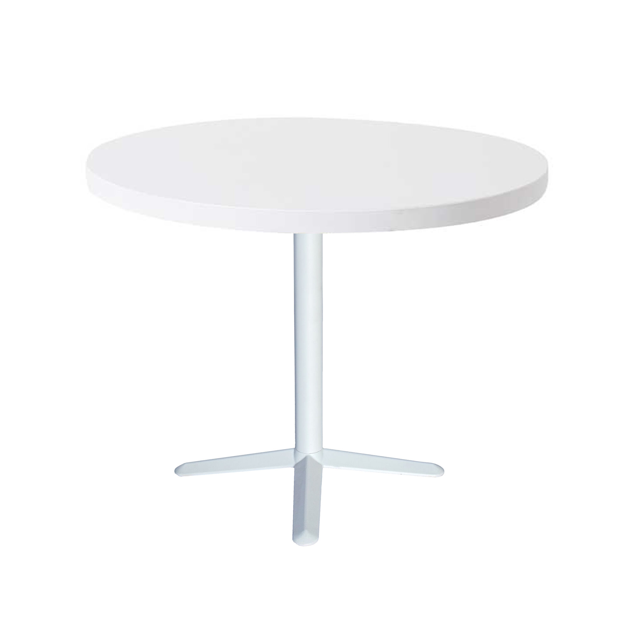 WHITE ROUND TABLE - MADUBA CROSS LEG
