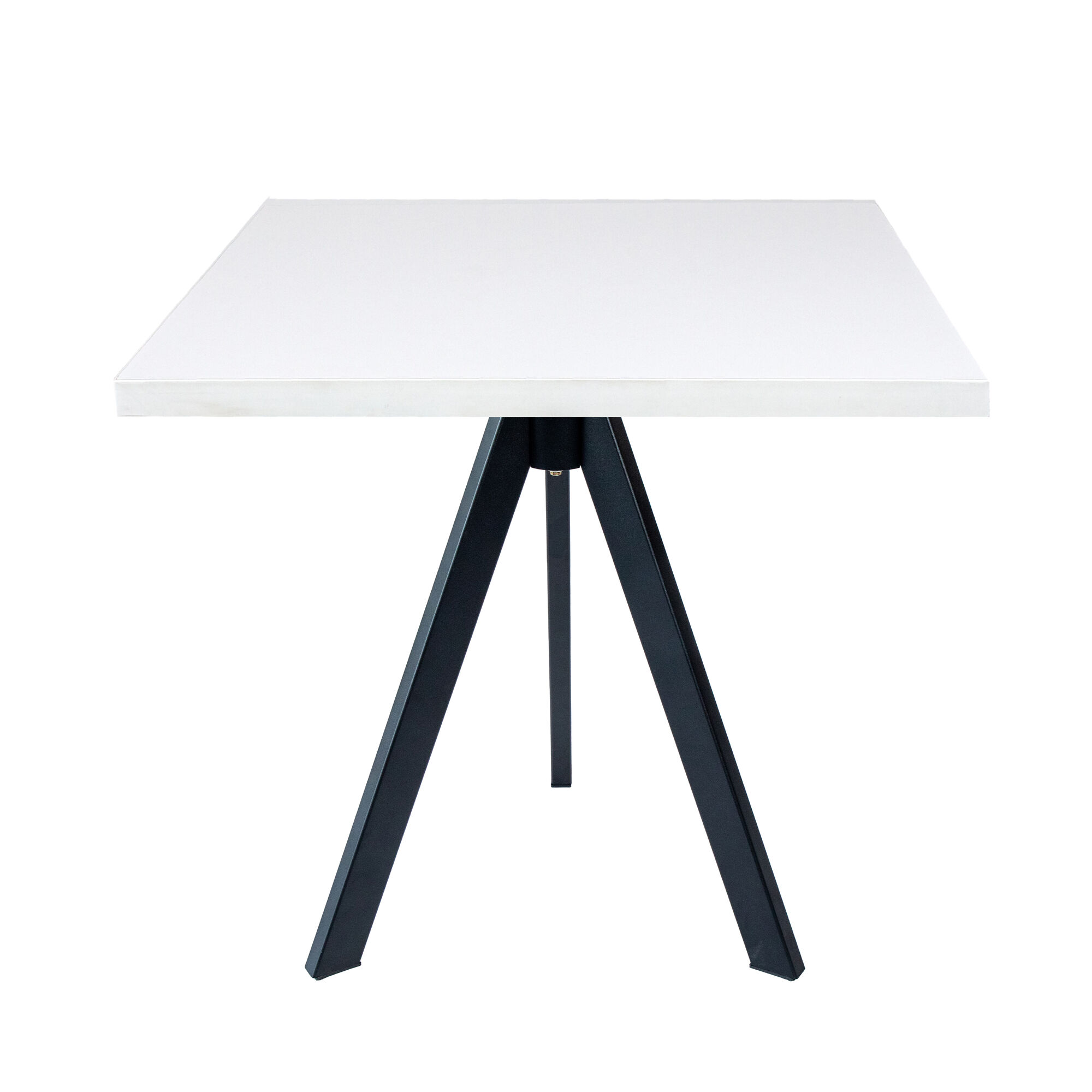 WHITE SQUARE TABLE - MADUBA TRI-LEG