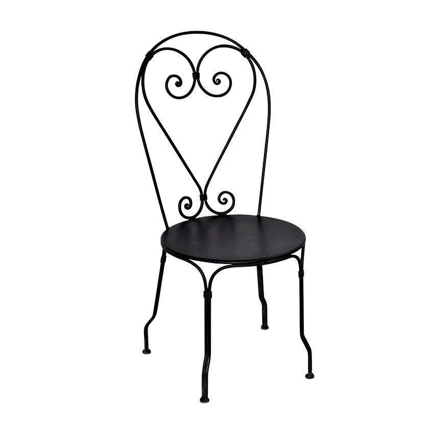 BAGATELLE GARDEN CHAIR - BLACK