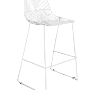 GEOMETRIC STOOL - WHITE