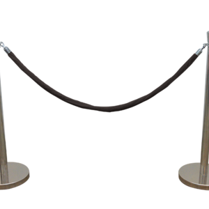 POLE SILVER + BLACK ROPE