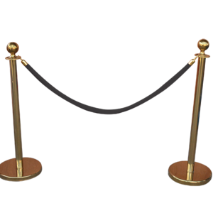 POLE GOLD + BLACK ROPE