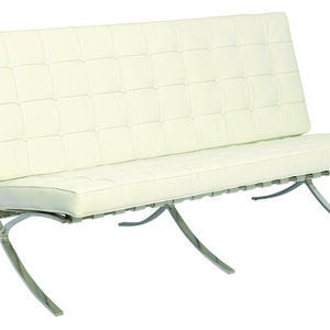 GAUDI 2-SEATER SOFA - WHITE