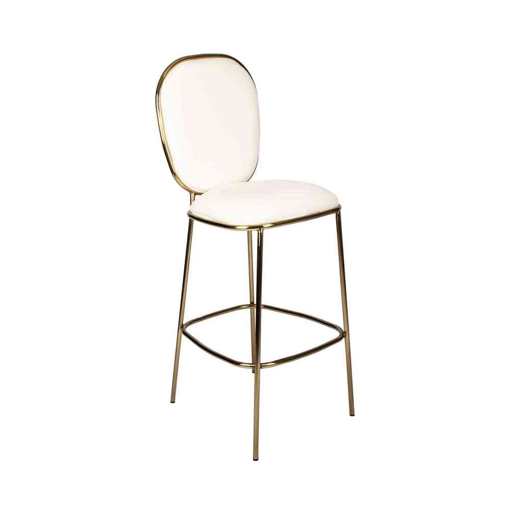 Amira Bar Stool - White