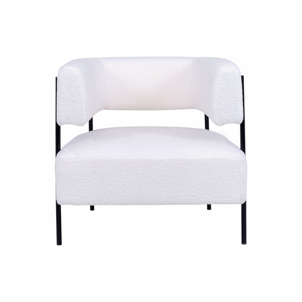 Jeddah Armchair - Teddy Black