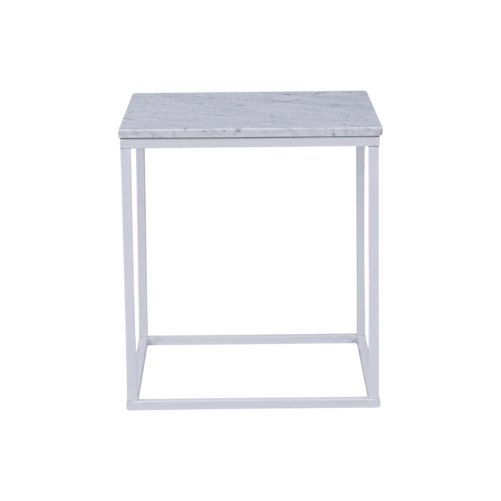 Jeddah Side Table White - White