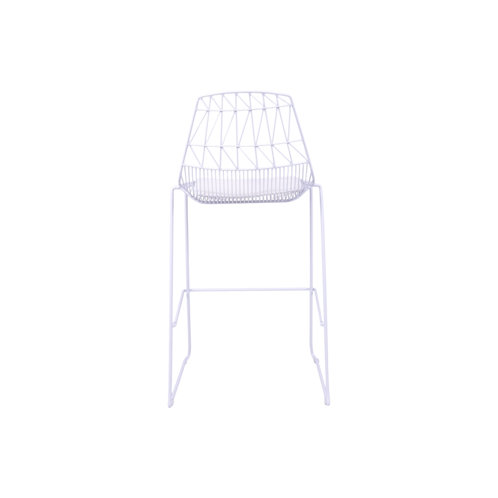 Geometric Stool White II