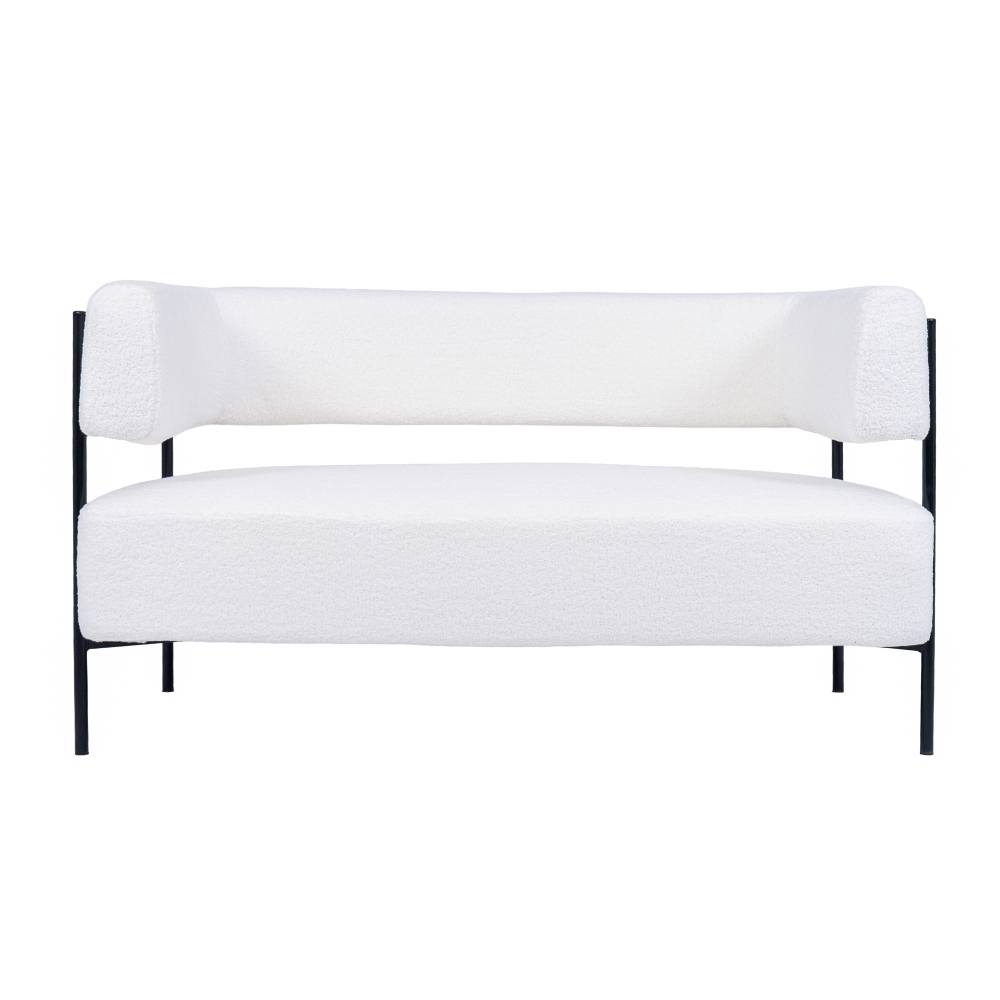 Jeddah 2-seater Sofa - Teddy Black