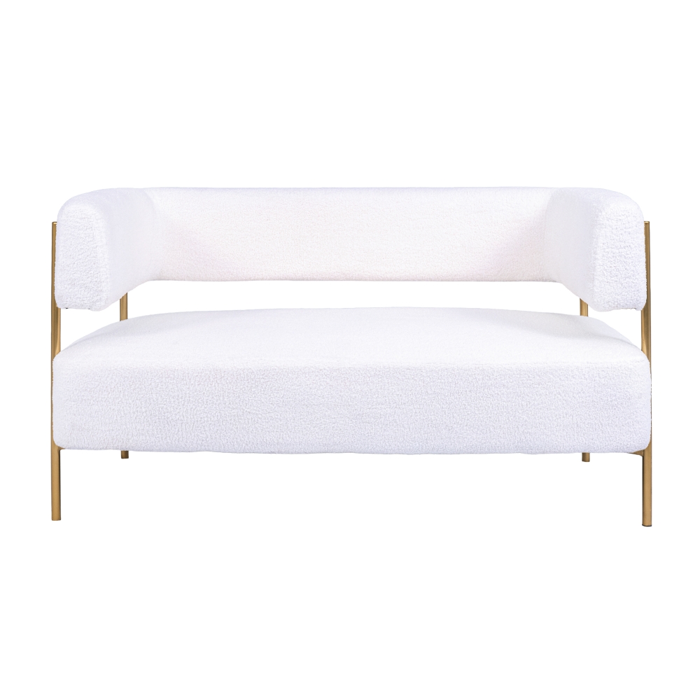 Jeddah 2-seater Sofa - Teddy Gold